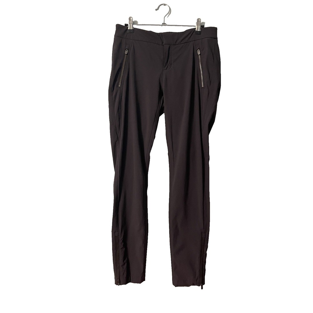 Athleta Wander Stash Skinny Pant Gray Size‎ 4 Fitted Mid-Rise Stretch Nylon